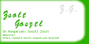 zsolt gosztl business card